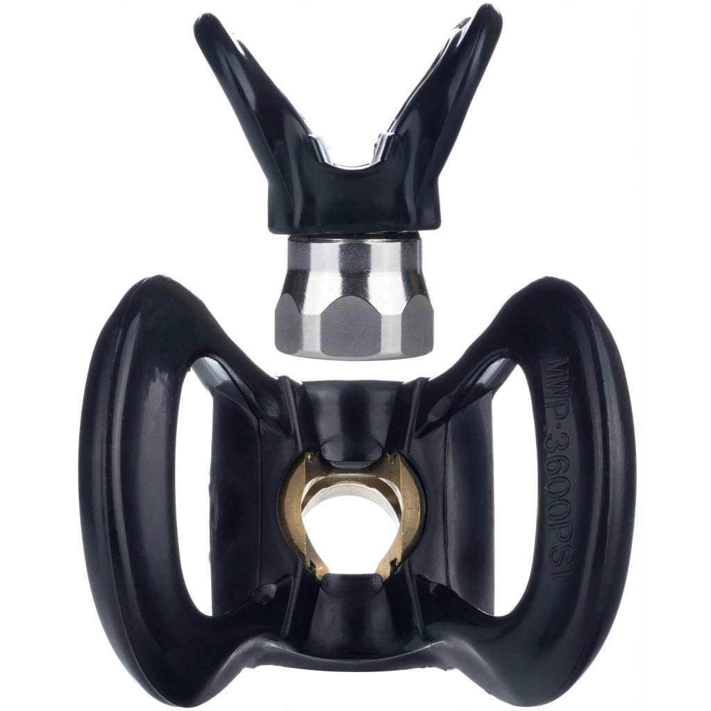 Pistola a Spruzzo TurboJet TJ1 con 3 Ugelli Ultra Spray – Ergonomica e Precisa | Compatibile con Graco, Wagner, Titan