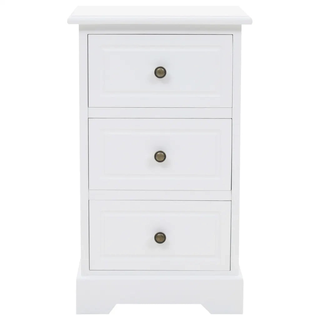 Comodino in MDF e Legno di Pino 35x32x59 cm cod mxl 31202
