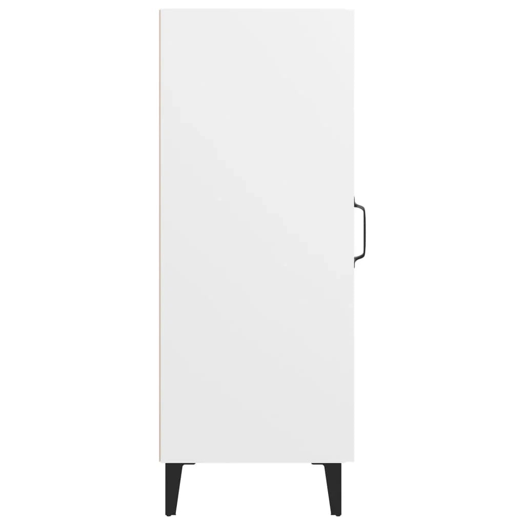 Buffet credenza cassettiera mobiletto mobile contenitore organizer per cucina soggiorno salotto 34,5 x 34 x 90 cm legno ingegnerizzato bianco 02_0030275