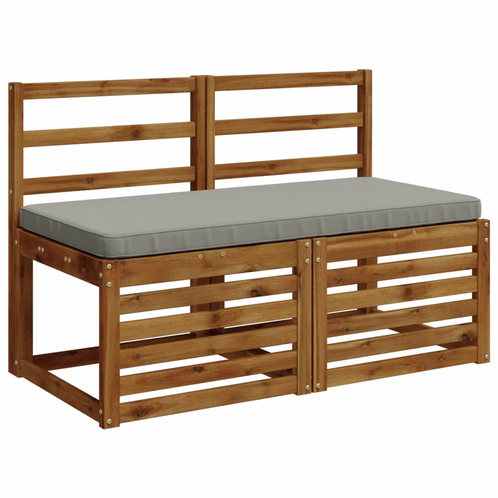 Cuscino per Panchina a 1 Pezzo VUGHT 100% Poliestere Grigio 951844