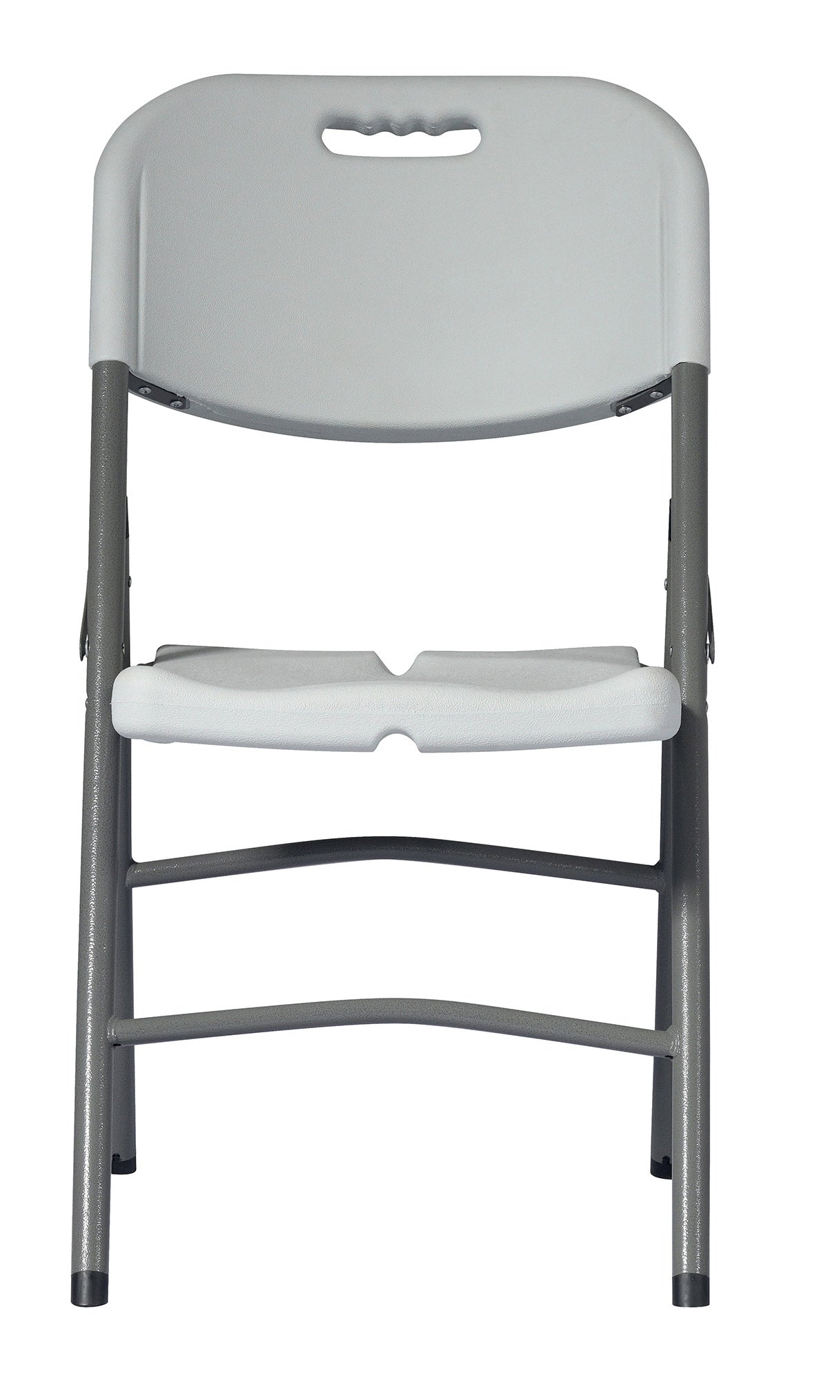 Set 4 Sedie Catering Pieghevoli da Giardino 47x61x87 cm in Polietilene Bianche