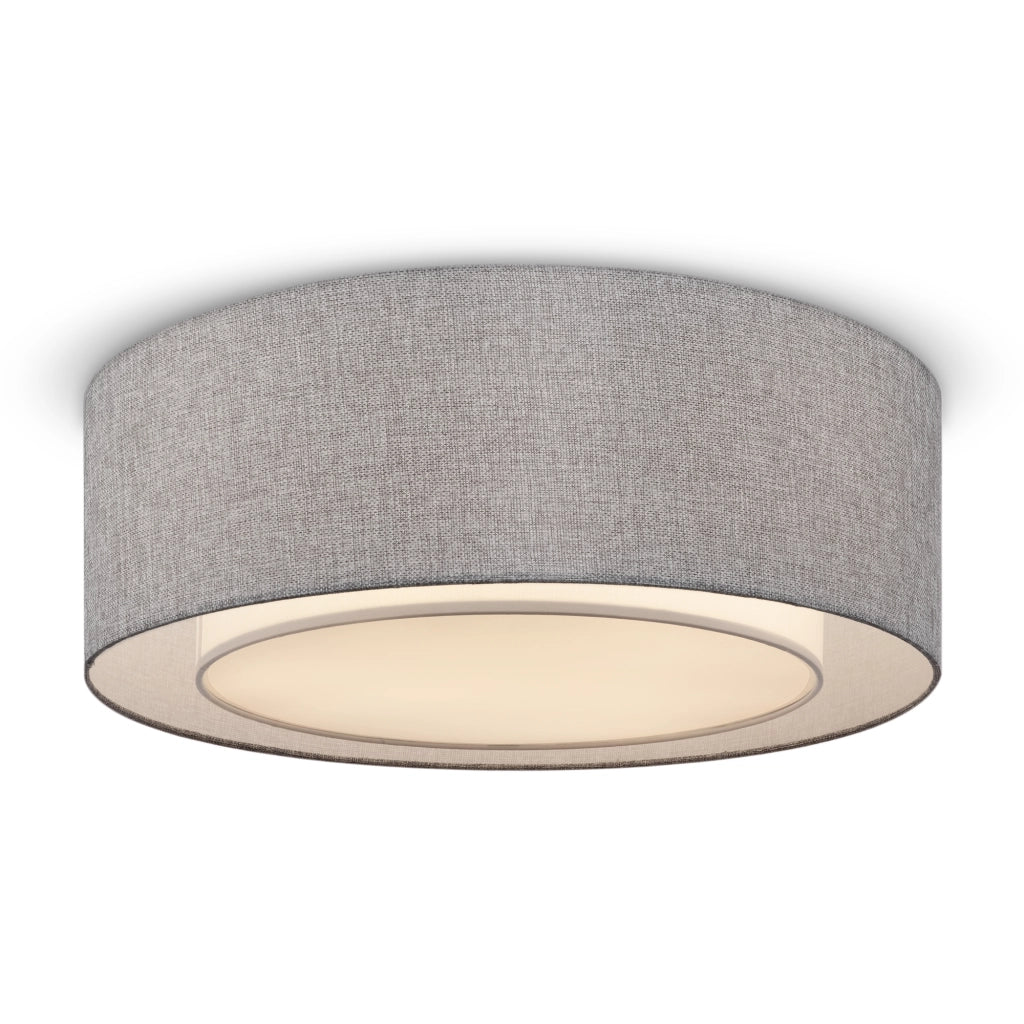 Plafoniera rotonda Maytoni Bergamo 52cm cromo/grigio