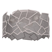 Plafoniera geometrica Camo 3xE27 kaschmir grigio Luminex