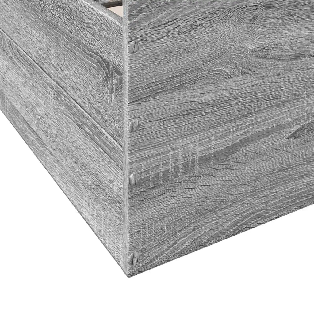 Telaio del letto con storage Sonoma grigio 80 x 200 cm 3429505