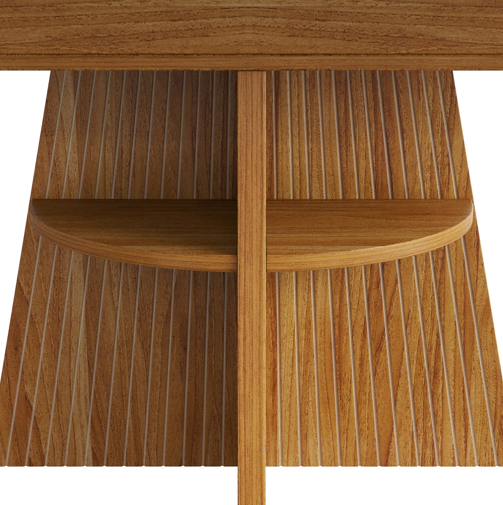 Tavolo da pranzo allungabile 110x150x76 cm in MDF marrone scuro
