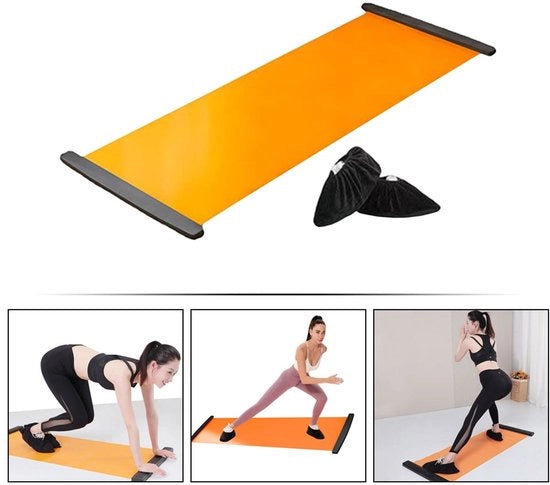 Matto di allenamento per yoga - per esercizi con stop finale - resistente allo sforzo - antiscivolo (180CM x 5CM)