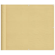 Schermo da balcone | Paravento da Balcone Sabbia 90x800 cm 100% Poliestere Oxford