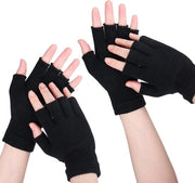Guanti per la pulizia con touchscreen, guanti caldi per uomo e donna - Set da 2, Nero, Unico Modello