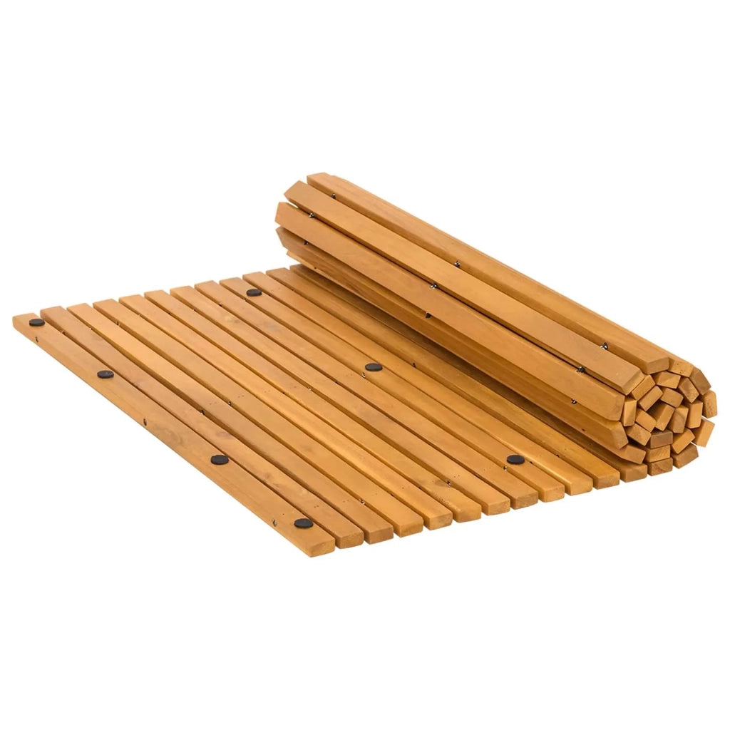 Tappeto da bagno 2 pz Naturale 100 x 60 cm 3469587