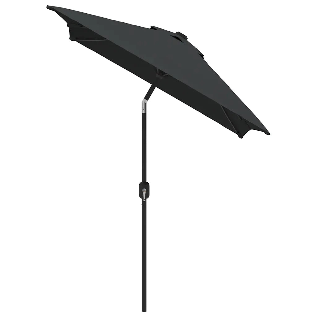 Ombrello | Parasolne con Palo in Metallo 300x200 cm Antracite