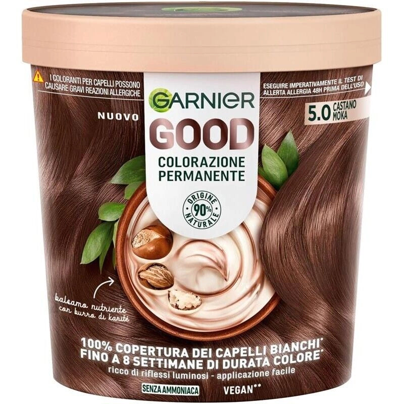SET 3 GARNIER COLOR GOOD TINTA CAPELLI SENZA AMMONIACA 5.0 CASTANO MOKA