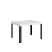 Tavolo Allungabile 110-194x70x77 cm Linea Bianco Frassino e Antracite