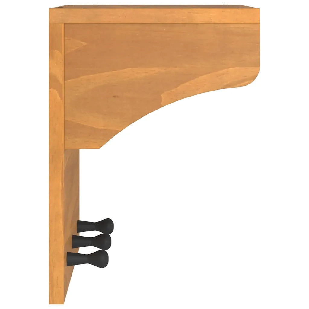 Appendiabiti da Parete SANDNES 43x30x42 cm in Legno di Pino CFW7285445