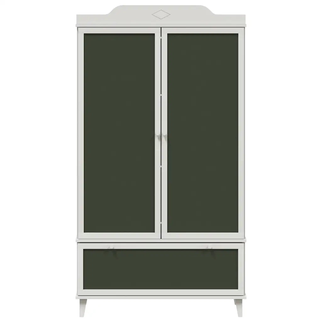 vidaXL Armadio con Lavagna con cassetto Bianco Legno multistrato