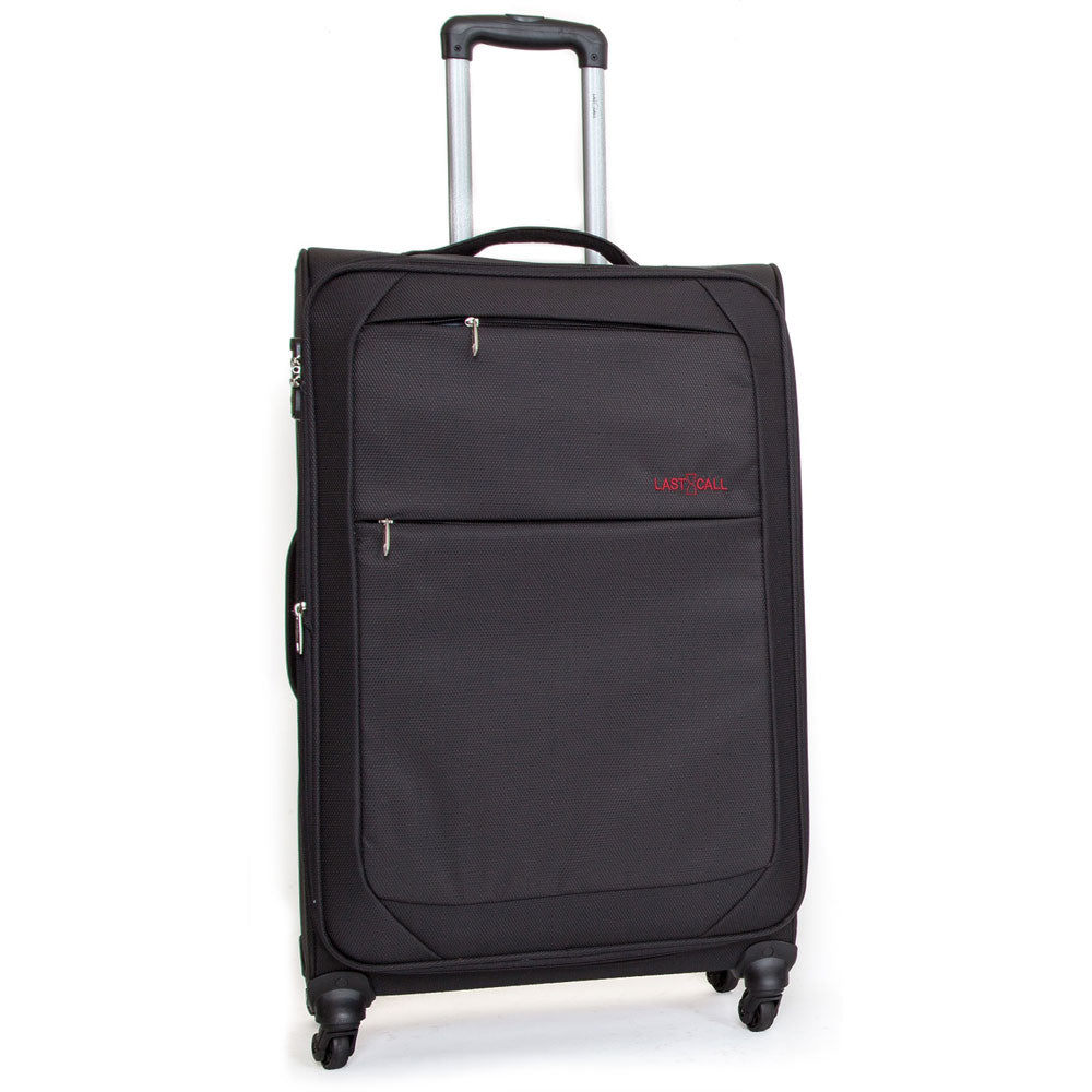 Trolley Valigia Grande Morbida in Poliestere 4 Ruote TSA Ravizzoni Matisse Nero