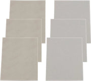 Set di cuscinetti morbidi da 6 pezzi per lisciatura e levigatura superficiale - Spugna abrasiva P320-P500 - Utilizzo umido e secco - 140mm x 115mm x 5mm