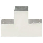 Connettore per Pali a Forma di T in Metallo Zincato 101x101 mm 145479