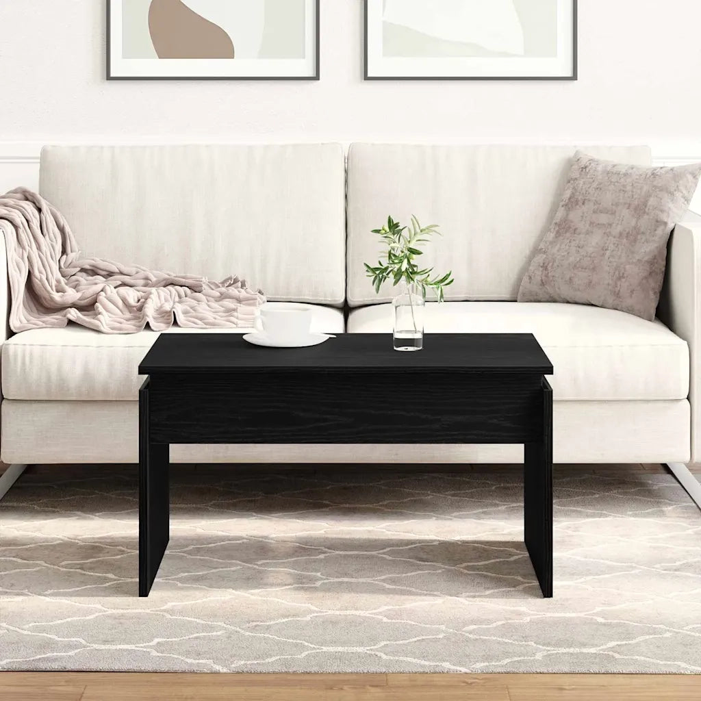 Tavolino da salotto Rovere Nero 68 x 50 x 38 cm 862663