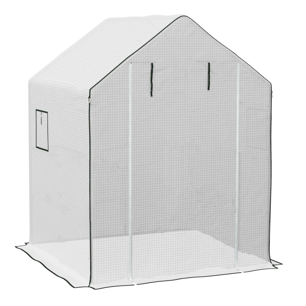 TELO SERRA Rinforzato 140 x 143 x 190 cm in plastica bianca