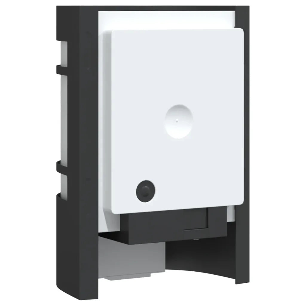 Applique da Esterno con Sensore Nera in Acciaio Inossidabile 4006300