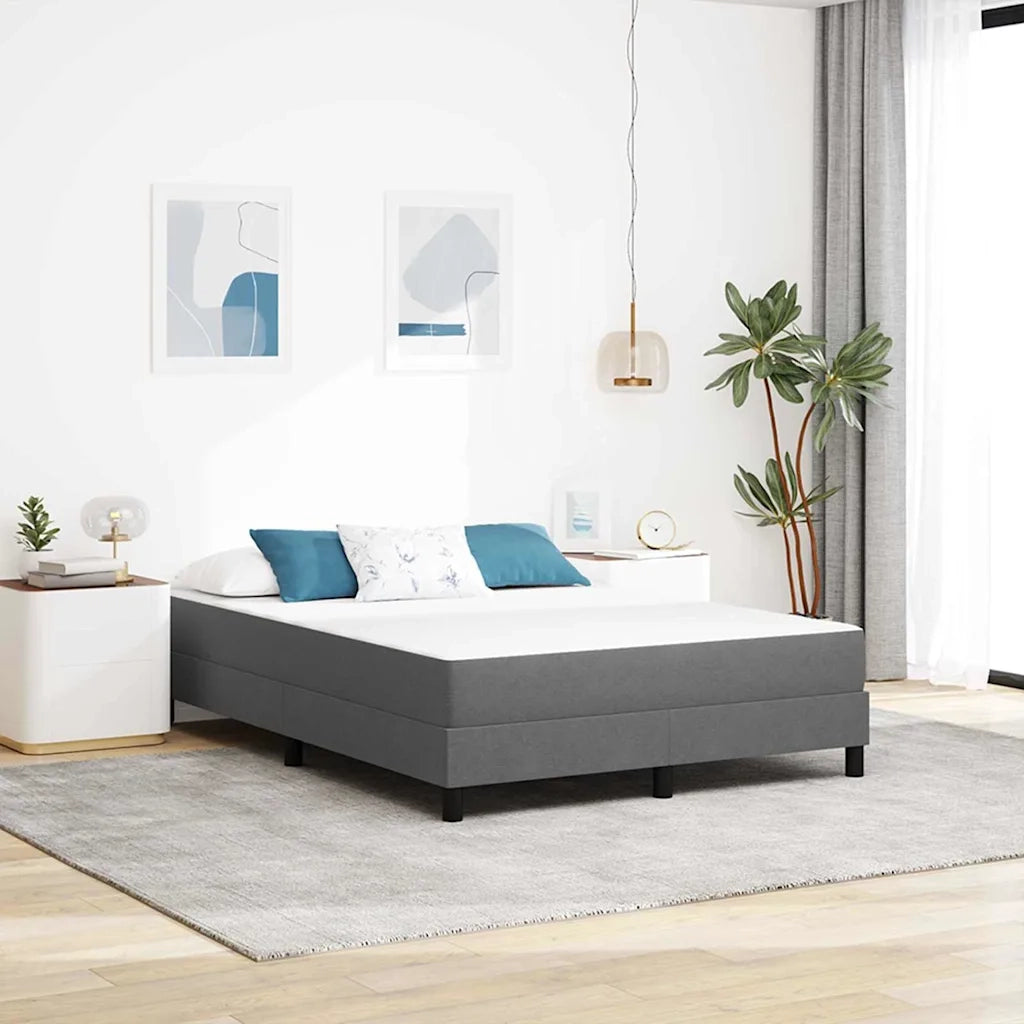 Materasso da Letto Grigio chiaro 160 x 200 cm Tessuto 42008296