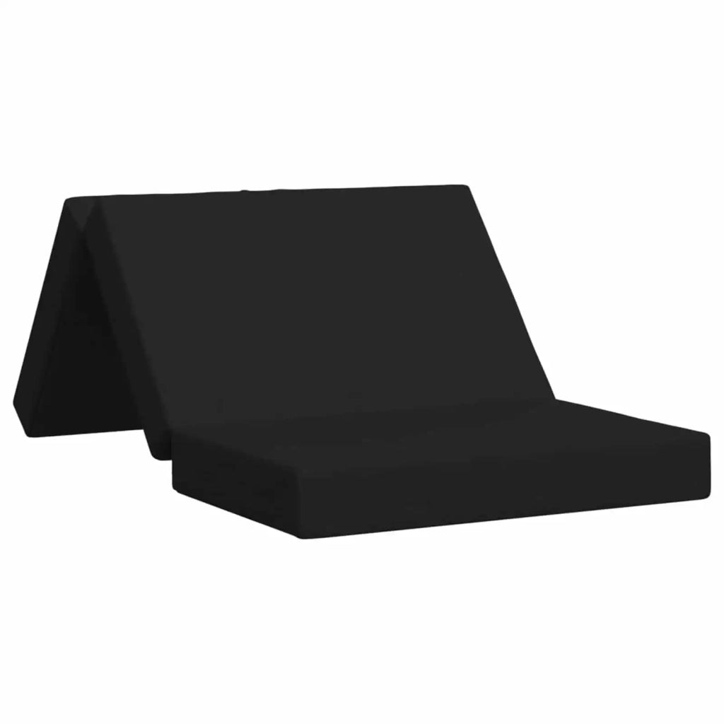 Divano Letto Pieghevole 100 x 67 x 45 cm Nero