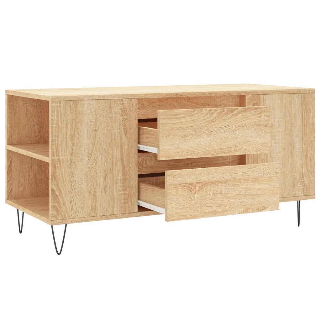 Tavolino Salotto-Tavolino da soggiorno-Tavolo Rovere Sonoma 102x44,5x50 cm Legno Multistrato 751420