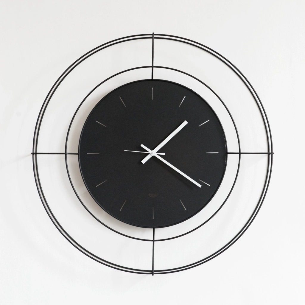 Orologio da parete contemporaneo Nudo piccolo Nero