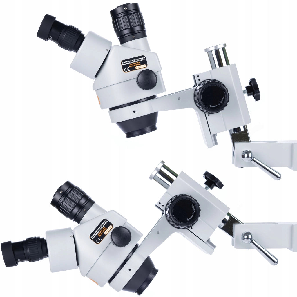 Mikroscopio Stereoscopico Trinoculare JupIter Pro MSJP-T-SDMS1 con Illuminatore 56xLED – Alta Qualità Ottica