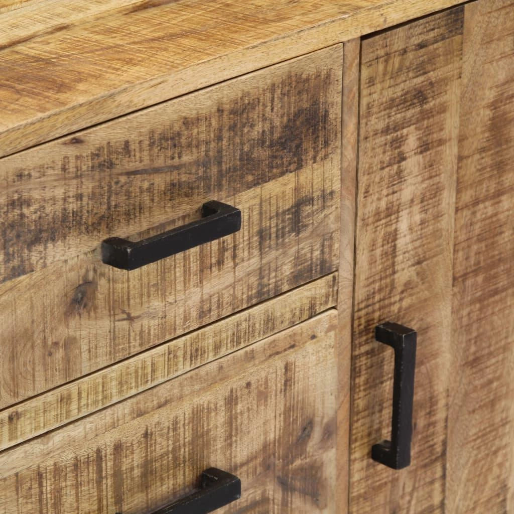Credenza buffet consolle mobile contenitore 88 cm in legno massello di mango 4402243