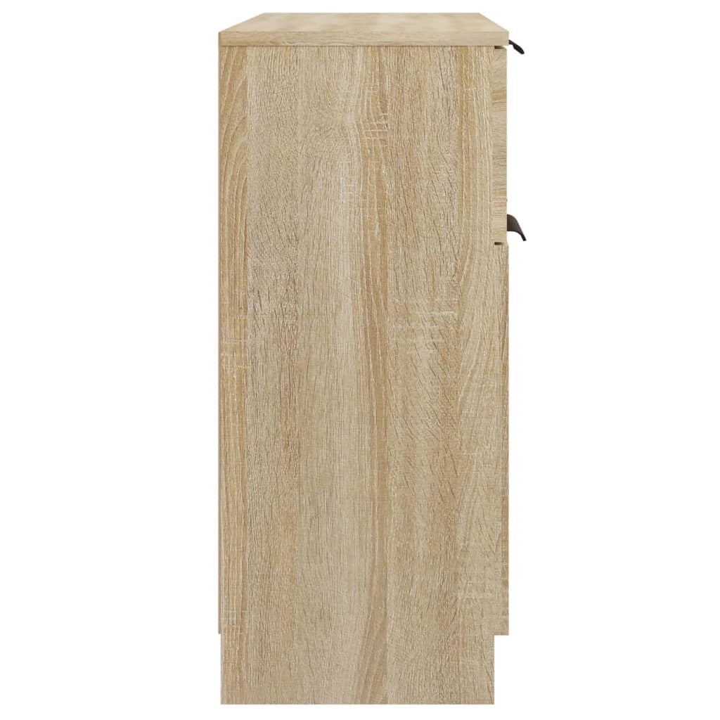 Buffet credenza cassettiera armadio mobile contenitore organizer cucina soggiorno rovere Sonoma 60 x 30 x 70 cm legno ingegnerizzato marrone 02_0031582