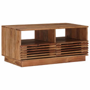 Tavolo da salotto | Tavolino da caff¨¨ | Tavolino da Soggiorno Fatto a Mano Marrone Teak 85 x 45,5 x 40 cm