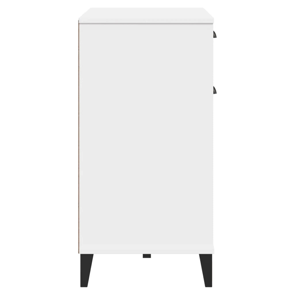 Buffet credenza cassettiera armadio mobile contenitore organizer per cucina soggiorno salotto 80 x 40 x 80 cm legno ingegnerizzato bianco 02_0036620