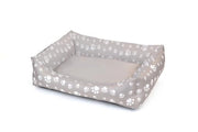 OPTIMO CUCCIA CON MORBIDO CUSCINO INTEGRATO DOMINO TEXTURE ZAMPETTE 70X85 CM CON CORDA AD ANELLO 17 CM - ASSORTITO