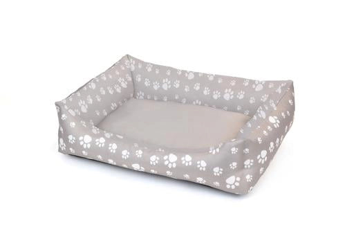 OPTIMO CUCCIA CON MORBIDO CUSCINO INTEGRATO DOMINO TEXTURE ZAMPETTE 70X85 CM CON CORDA AD ANELLO 17 CM - ASSORTITO