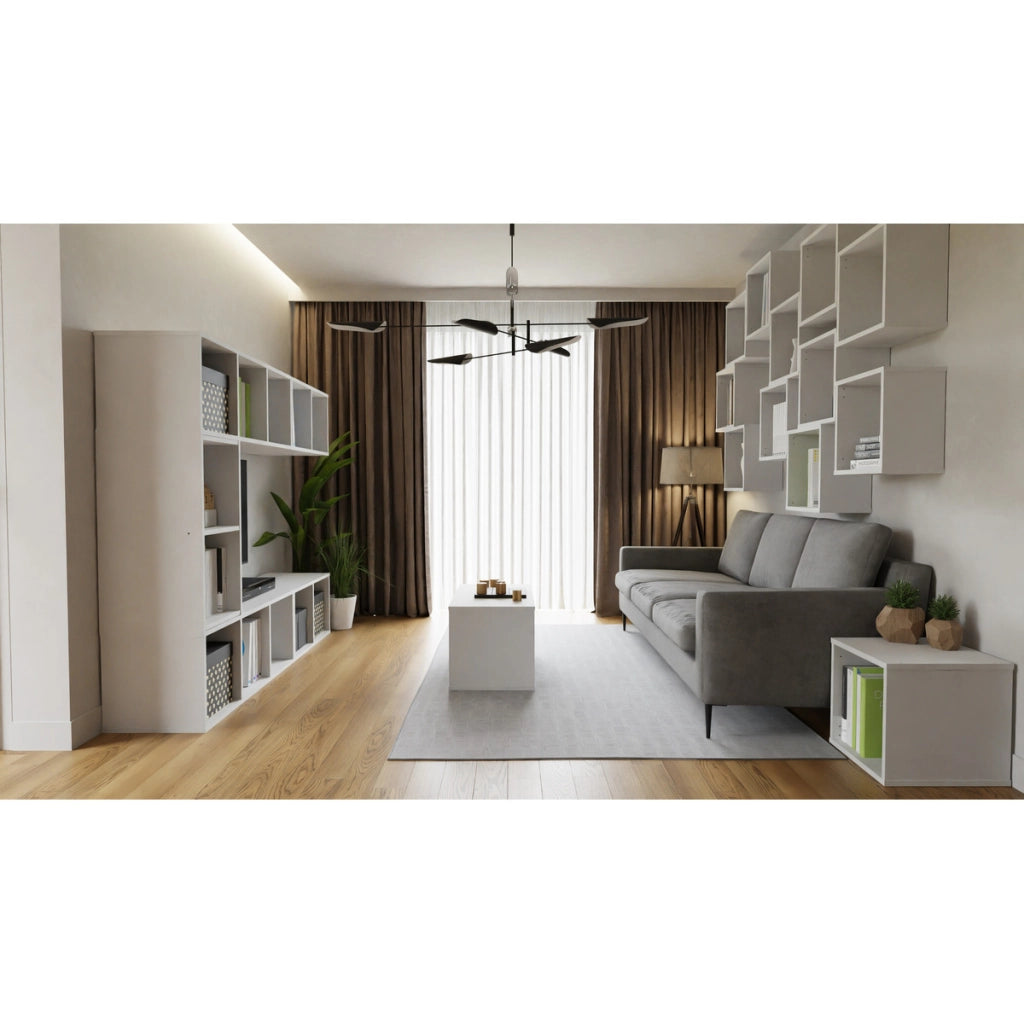 Libreria modulare Modus 2x1 bianca