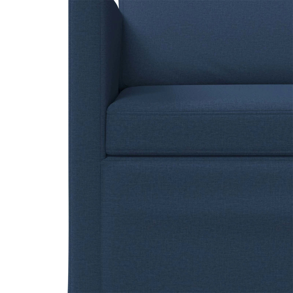 Set di divani 2 pcs Blu Tessuto 3433156