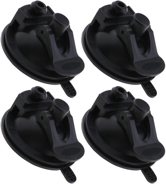 Zuignap con carico massimo 10 kg - Anello di sicurezza - Zuignap per campeggio - Zuignap per auto - Zuignap per vetro - Facile da utilizzare - Anello di sicurezza per carico