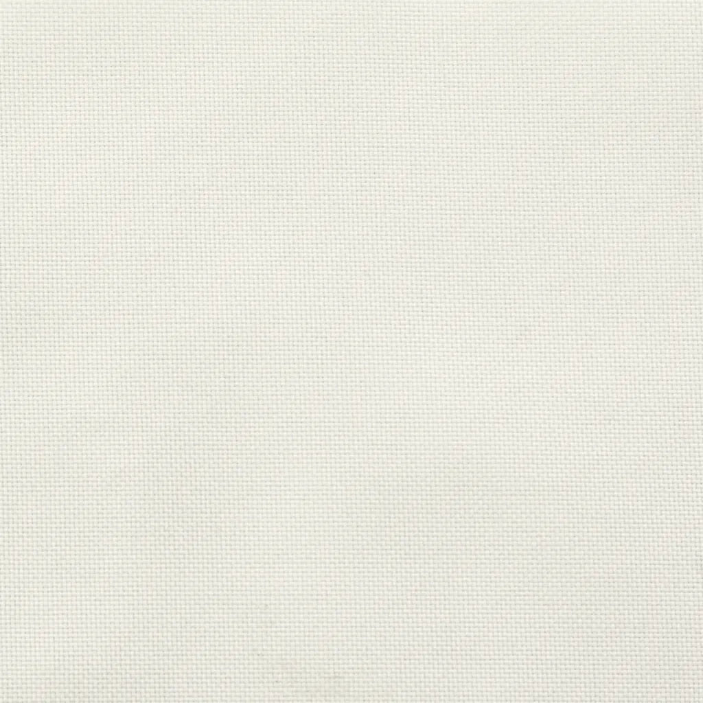 Cuscini Panca Giardino 2 pz-Set di 2 Cuscini per panchina da esterno Crema M¨¦lange 120x50x7 cm in Tessuto