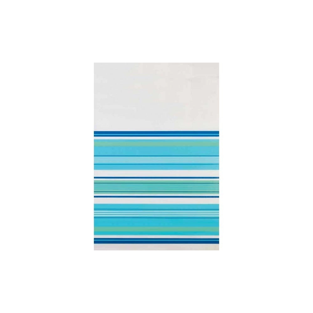 Trade Shop - Tenda Doccia In Vinile Con Ganci Impermeabile 180 X 200 Cm Azzurro Verde -