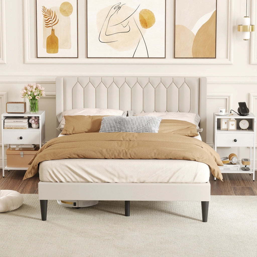 Comodino stazione ricarica stile industriale scomparto aperto cassetto, Tavolino ripiano inferiore compatto divano camera letto soggiorno Bianco