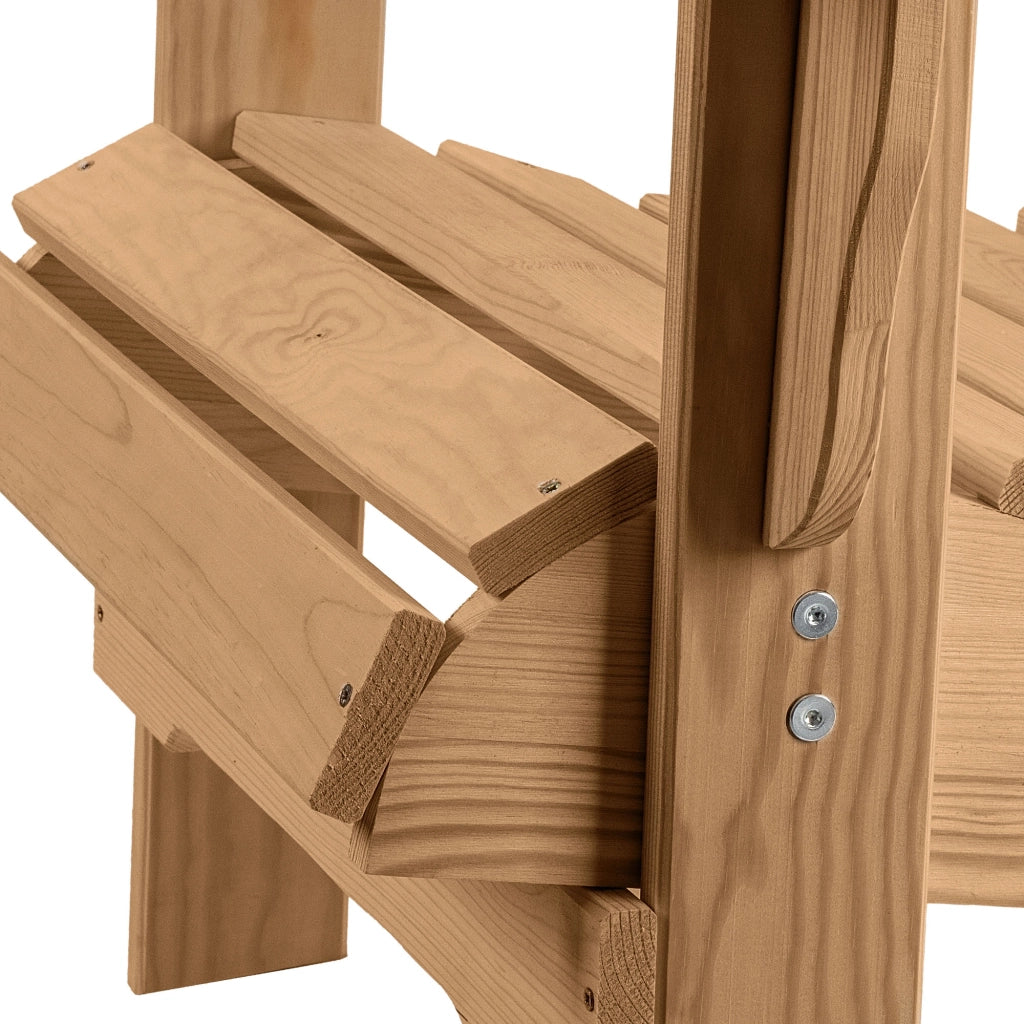 Sedia a sdraio in legno KADAX, sedia da giardino/spiaggia, comoda e robusta, ideale per il giardino.