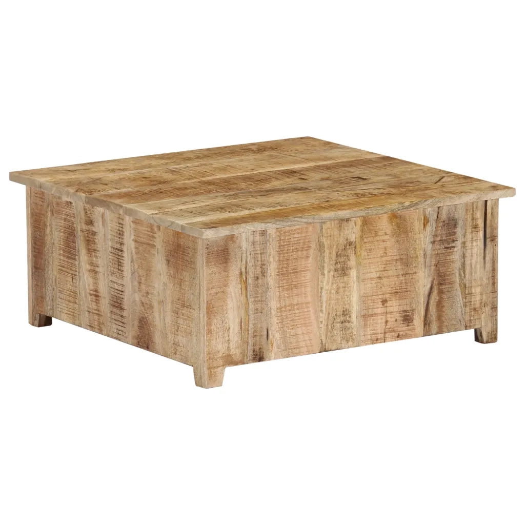 Tavolino da Salotto 70x70x30 cm in Legno Massello di Mango 247693