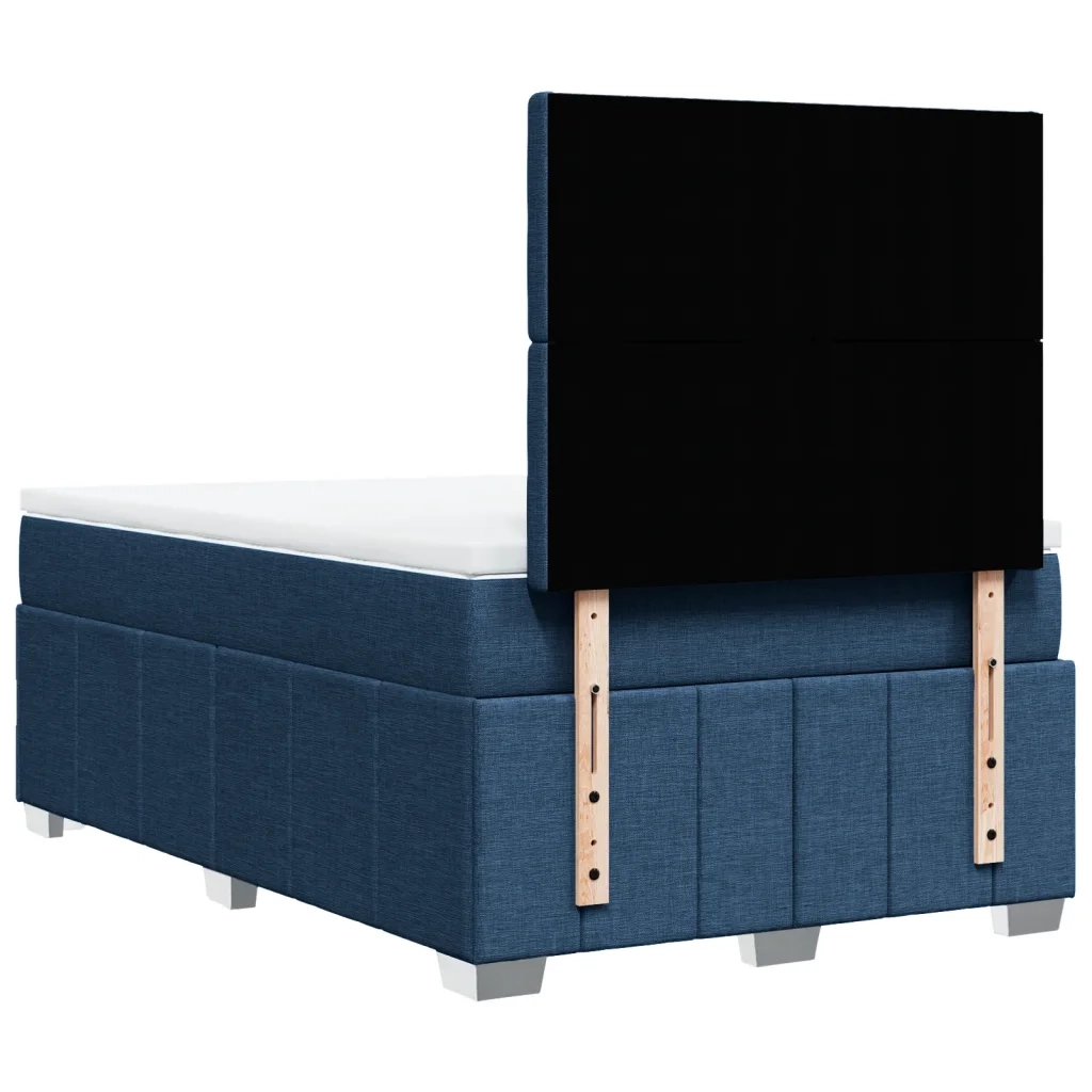 Giroletto a Molle con Materasso Blu 120x190 cm in Tessuto 3291627