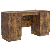 Scrivania Rovere Fumo 142,5 x 50 x 75 cm Legno ingegnerizzato