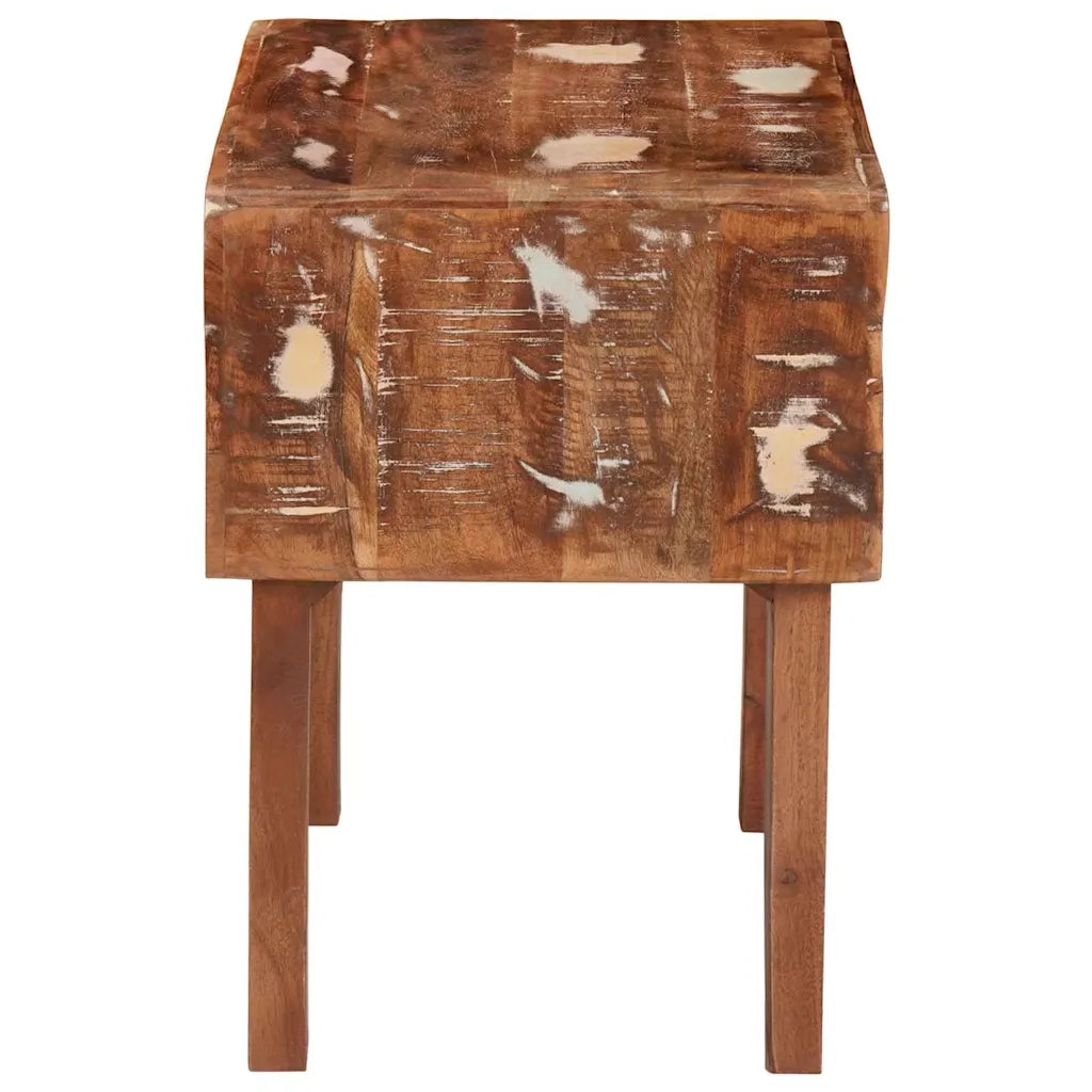 vidaXL Tavoli da Fine Multicolore legno massello di riciclo