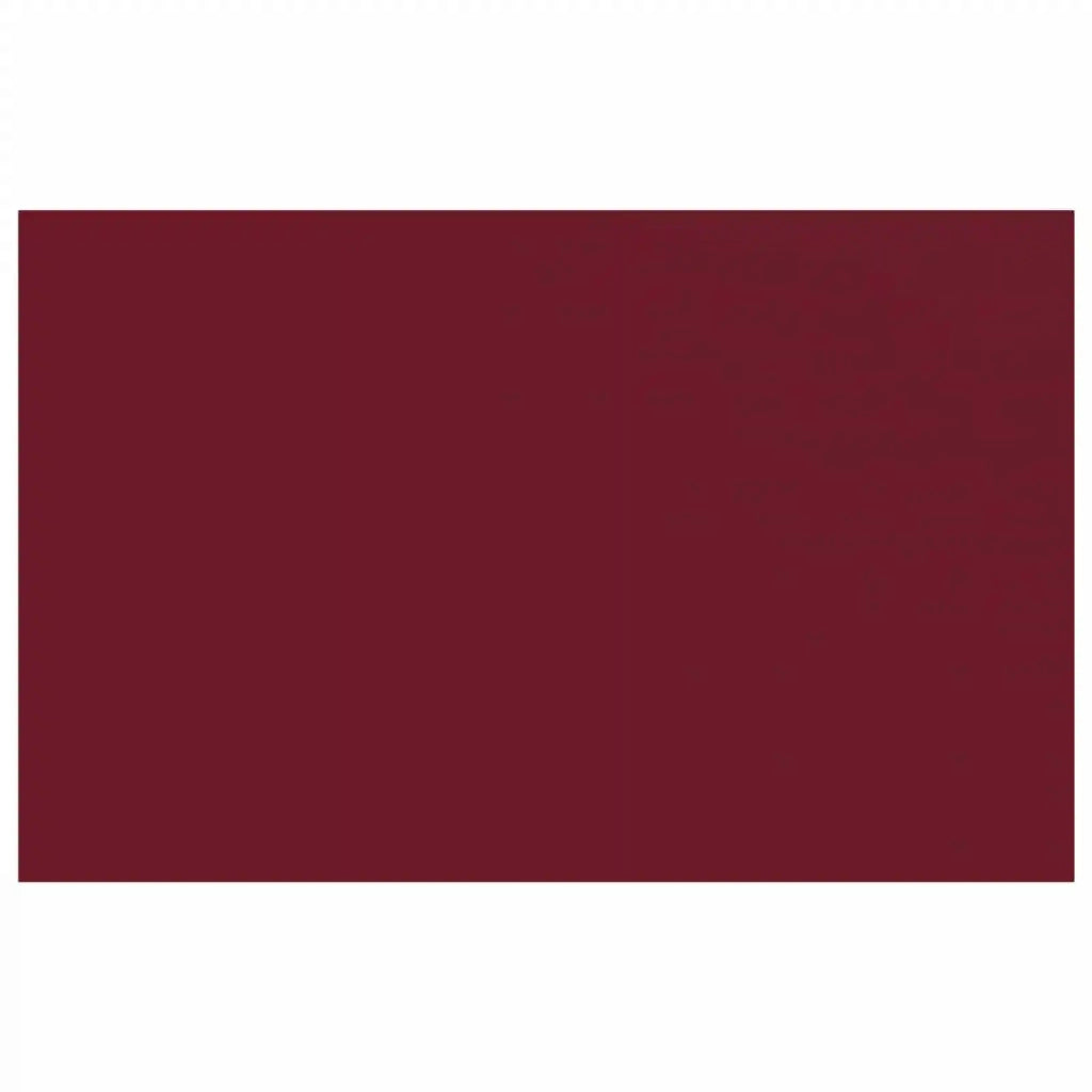 Tovaglia da Tavolo Rosso Vino 140 x 220 cm Poliestere 42039882