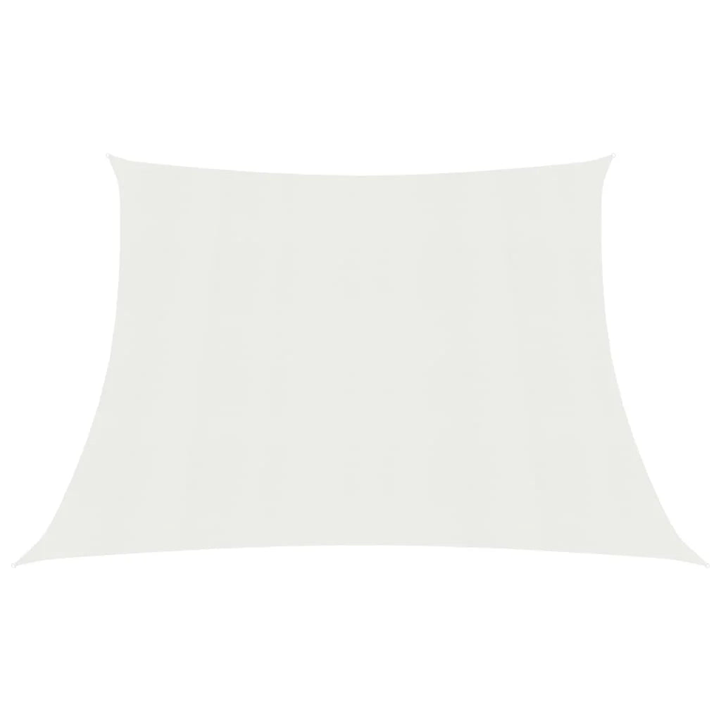 Vela ombreggiante/ombrellone 160 g/m² bianco 4/5 x 3 m HDPE 02_0009025