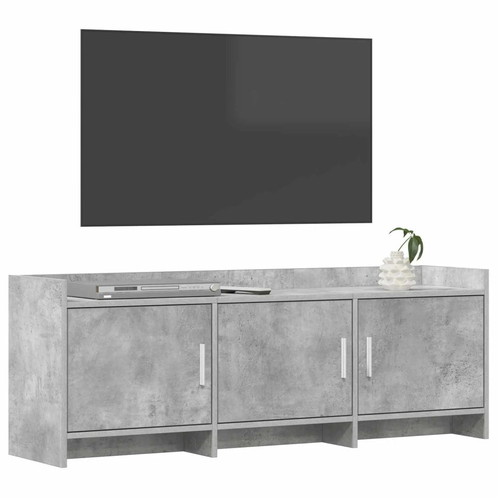 Mobile TV 130 x 33 x 47 cm Grigio Cemento Legno ingegnerizzato 8011198