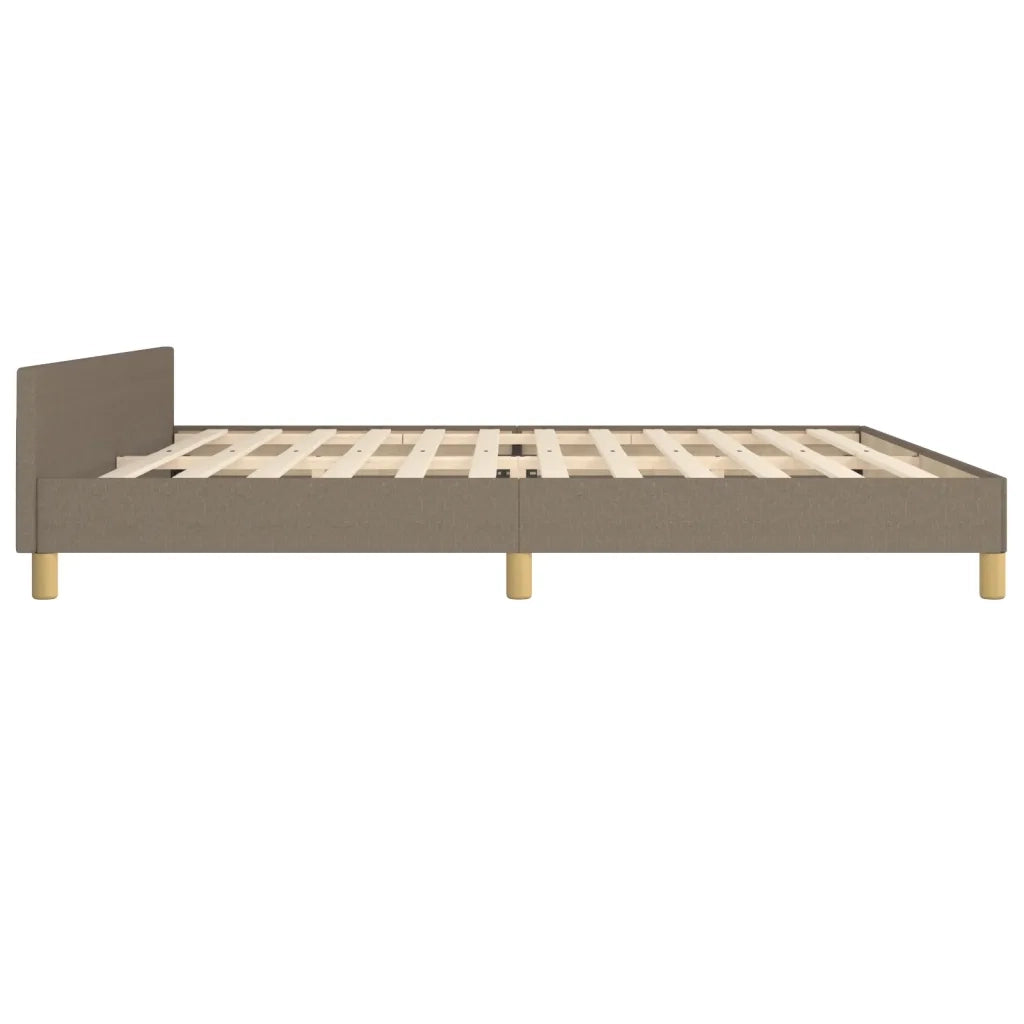 Giroletto senza Materasso Tortora 200x200 cm in Tessuto